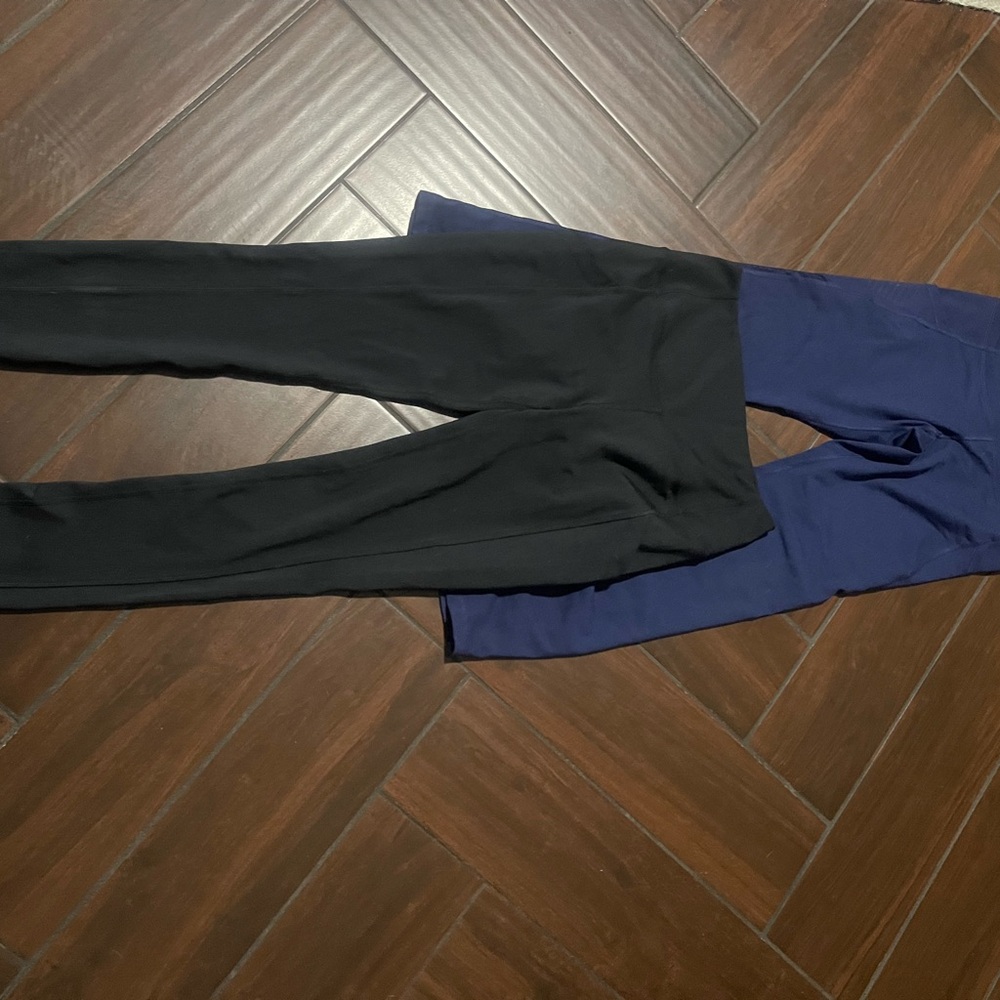 Old Navy Black and Blue Leggings